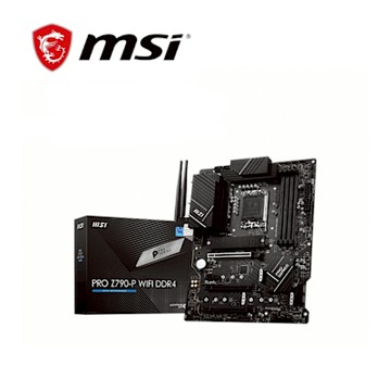 微星 PRO Z790-P WIFI DDR4 主機板+Intel i5-14600KF 14核/20緒 中央處理器 盒裝