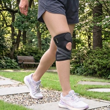 【BODYVINE巴迪蔓】「360」髕骨型護膝-1只｜挑戰最薄厚度、長距離行走支撐不緊繃