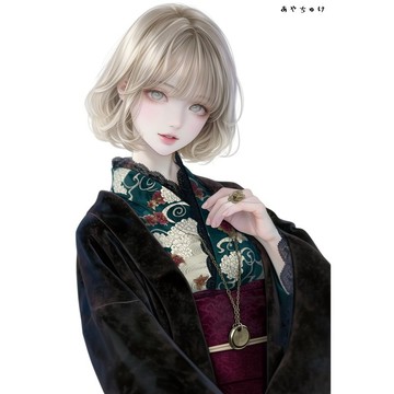 【9 月新款】07-144-0412 人物貼紙 奇幻復古浪漫喫茶