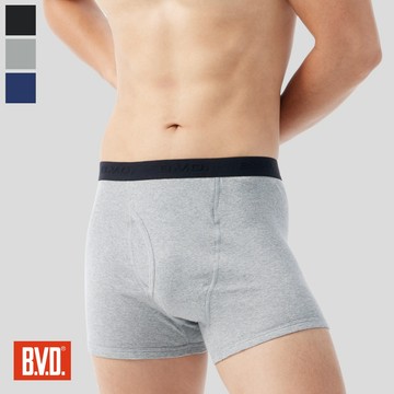 【BVD】親膚純棉透氣素色平口褲-SBD249