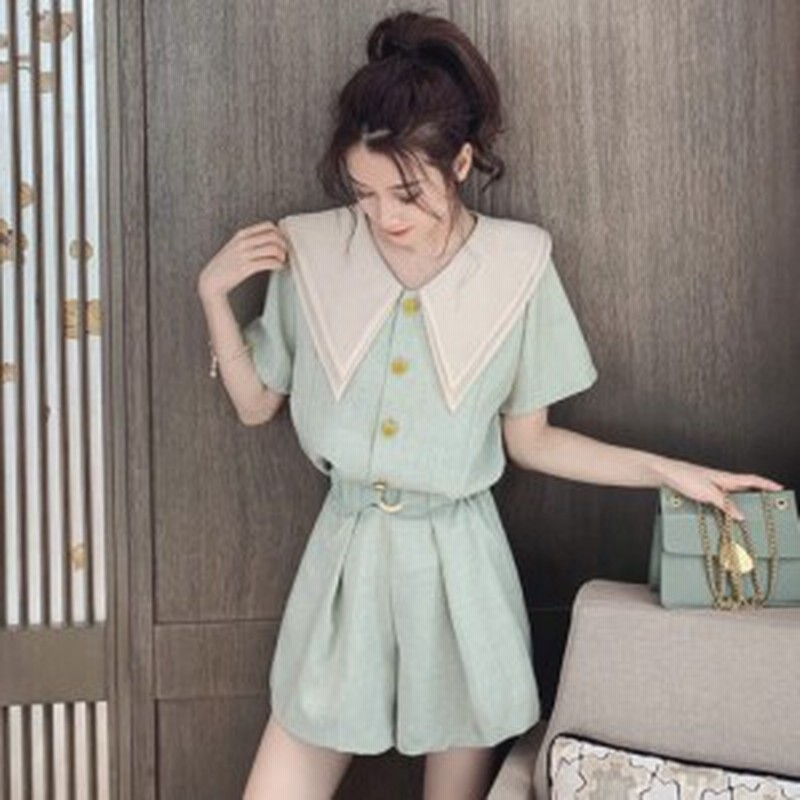 半袖 リネンブラウス ショートパンツ サマーセットアップ レディース 春夏 大人のセットアップ 夏服 セットアップ Su 0066 通販 Lineポイント最大3 0 Get Lineショッピング