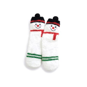 禮物首選！保暖珊瑚絨聖誕襪 (親子通用款)