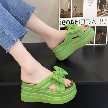 厚底拖鞋女夏外穿2025年夏季新款爆時尚ins內增高網紅潮坡跟涼拖