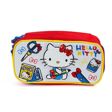 【震撼精品百貨】Hello Kitty 凱蒂貓~HELLO KITTY防潑水大容量筆袋(學校小物)