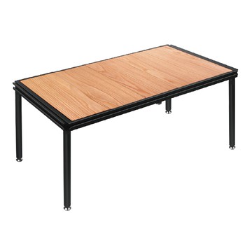 MORIXON 魔法森林 魔法小桌 紅橡木桌板 鋁合金桌框  紅橡木色 + 黑色  68 x 38 x 40cm