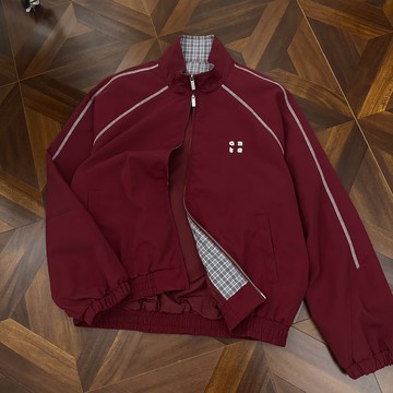 【癮品流行-YP】落肩連帽圓領大學T套頭刷毛大學重磅春秋痞帥外套男ins高街潮牌港風日系原宿風韓版潮流寬鬆夾克