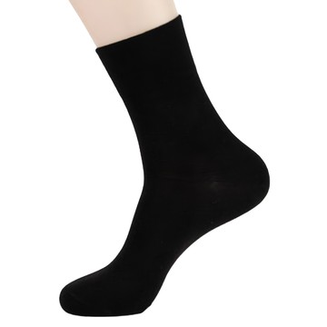 Amiss 機能感 細針除臭寬口無痕襪  24-29cm  黑色