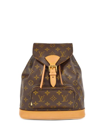 Louis Vuitton - 2000 pre-owned Montsouris MM backpack - women - PVC - One Size - Brown