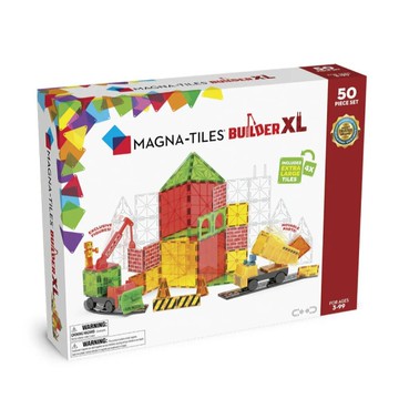 Magna-Tiles 磁力積木-工程基地50片XL|聖誕禮物|生日禮物