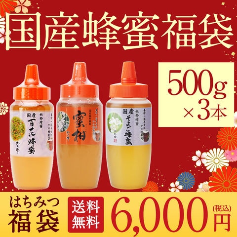 2024年 かの蜂国産蜂蜜福袋 送料無料 蜂蜜専門店 かの蜂 生はちみつ 非常食 100％純粋 健康食品