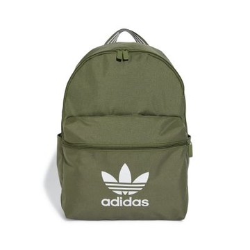 adidas 後背包 Adicolor Backpack 綠 書包 水瓶側袋 休閒 三葉草 愛迪達 IX7460
