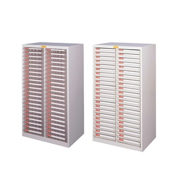 DAHFU 大富 B4 落地型效率櫃 透明/耐衝擊抽屜 W629xD402xH1062mm/個 SY-B4-2FF/N