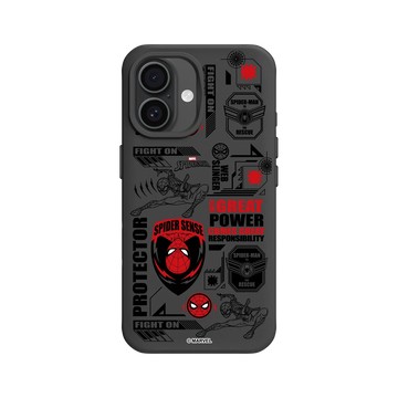 iPhone 16 SolidX 黑 - 蜘蛛人 Spider-man - 蜘蛛人 - 標誌圖案