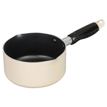 FREIZ 和平 Fururi 迷你牛奶鍋 RB-2213 單柄鍋 湯鍋  14cm  米白色 + 黑色  1支