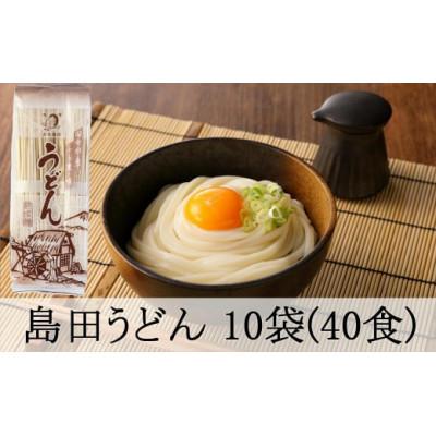 ふるさと納税 八百津町 島田うどん大 10袋(40食分)