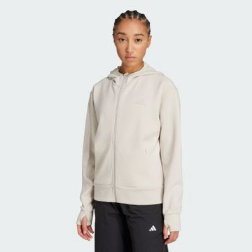 【adidas 愛迪達】 連帽外套 吸濕排汗 女 JX7318