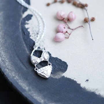 迷你比基尼項鍊 925銀