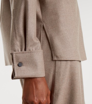 Max Mara Tebaide cashmere-blend shirt
