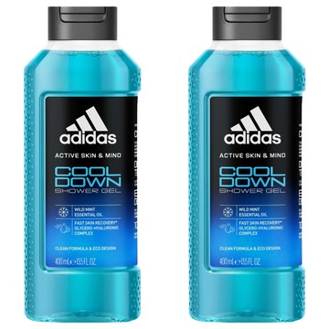 adidas 愛迪達 精油沐浴露 鎮靜沁涼  2個  400ml