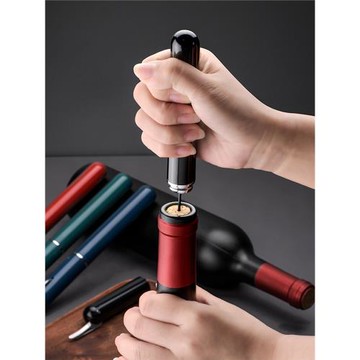 酒得紅酒開瓶器氣壓式創意筆型手持開酒塞葡萄酒家用開紅酒瓶神器