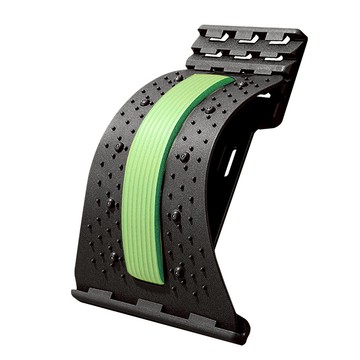 腰椎拉伸器 脊椎矯正器 拉筋板舒緩伸展牽引帶  綠色  31 x 21 x 13.5cm