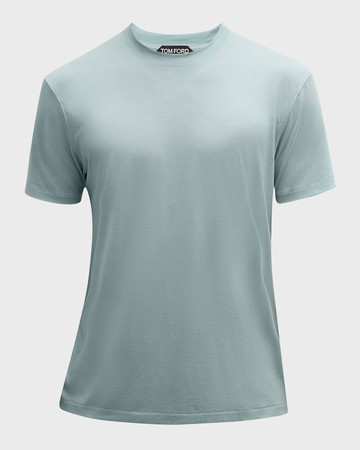 Men's Lyocell-Cotton Crewneck T-Shirt