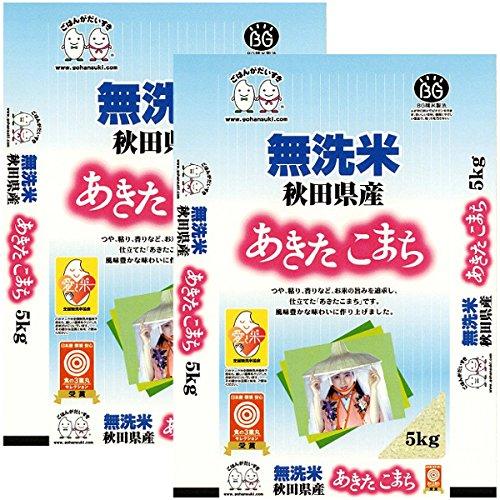 お米 BG無洗米 秋田県産あきたこまち 10kg(5kg×2） 令和4年産