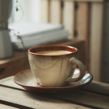 窯變杯ins風咖啡杯 閨蜜情侶下午茶陶瓷杯子窯變復古咖啡杯碟套裝