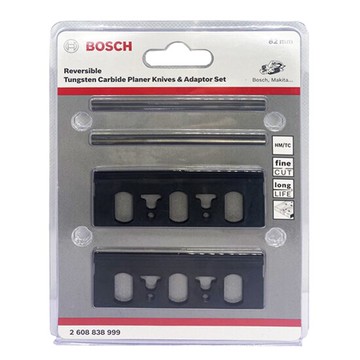 BOSCH博世 鎢鋼電刨刀刃套裝組 GHO10-82 木工 刨刀機 電動刨刀 替換刀片 Makita 適用 2608838999