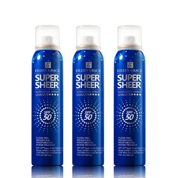 妍霓絲SPF50清爽沁涼防曬噴霧180mlX3入