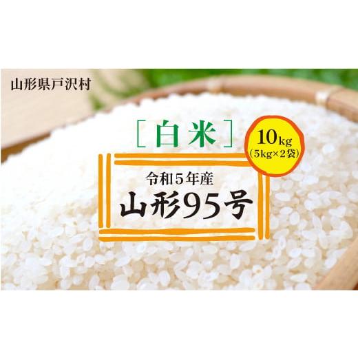 ふるさと納税 山形県 戸沢村 令和5年産　山形95号10kg（5kg×2袋）　山形県戸沢村