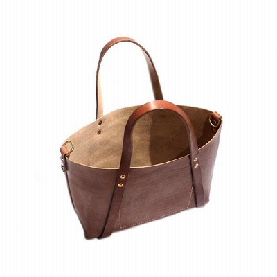 チャーリーボロウ　トートバック CHARLIE BORROW （チャーリー・ボロウ）/OAK BARK TANNED BRIDLE