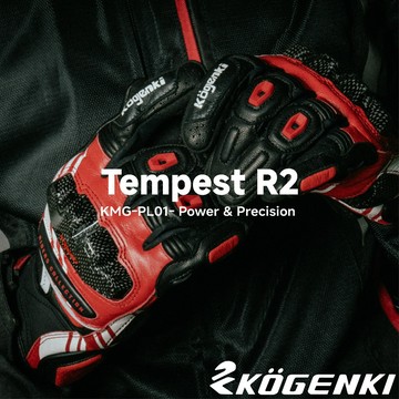 【柏霖】KOGENKI Tempest R2 高防護賽道風格手套 防摔手套 騎士手套 賽道手套 KMG-PL01