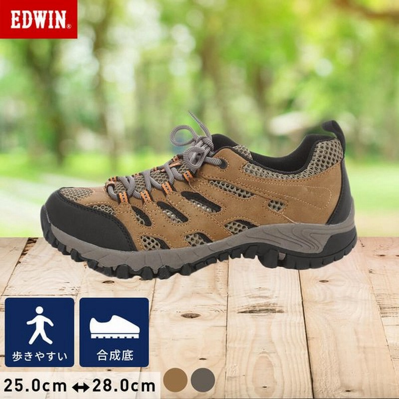 スニーカー ローカット メンズ Edwin メッシュ 通気性 スポーツ アウトドア キャンプ むれない 歩きやすい エドウイン Edm602 通販 Lineポイント最大0 5 Get Lineショッピング