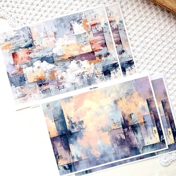 Z334 - 柔和色調雲朵背景