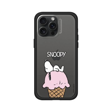 iPhone 15 Pro Max Mod NX 黑 - 史努比 Snoopy - 冰淇淋甜筒