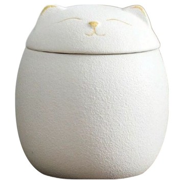 寵物骨灰罈 貓咪 小號 白色  1個  8 x 7.2cm