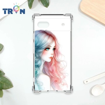TRON GOOGLE Pixel 6A 不愛笑的女孩 四角防摔 軟殼 手機殼