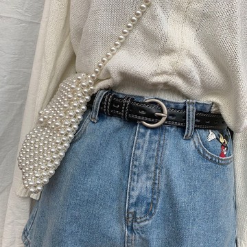 【20ss_select】韓國 反車線皮革腰帶 黑色皮帶 皮帶 男生皮帶 腰帶 皮革腰帶 韓系皮帶 女生皮帶 穿搭配件