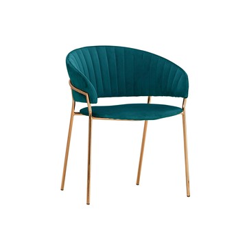 直人木業-DEERE藍色餐椅