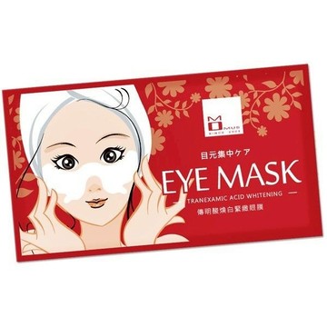 【MOMUS】傳明酸煥白緊緻眼膜 單片入｜保濕 煥白 彈力 緊緻 撫平細紋 D007410