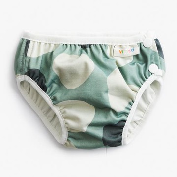 瑞典 ImseVimse超彈性防漏游泳尿褲(粉綠幾何)