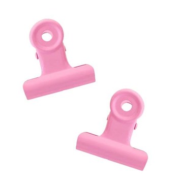 粉色夾子 迷你文件夾 造型資料固定夾資料夾 裝飾夾拍照夾 圓尾夾小夾子迷你夾長尾夾 贈品禮品