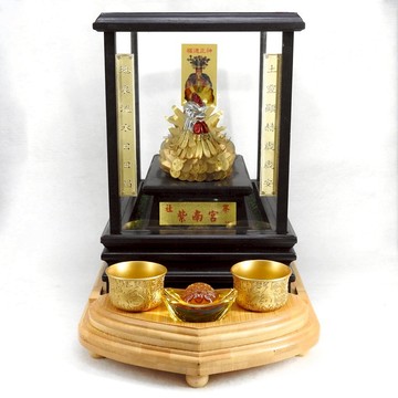 【吉祥開運坊】供養金雞【供奉紫南宮金雞專用底座及供杯 含2個玉石供杯 含大型168底座 元寶】