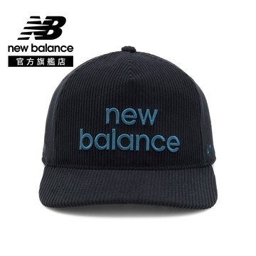 【New Balance】 NB 燈芯絨棒球帽/老帽(47聯名)_中性_黑色_AC5504LBK