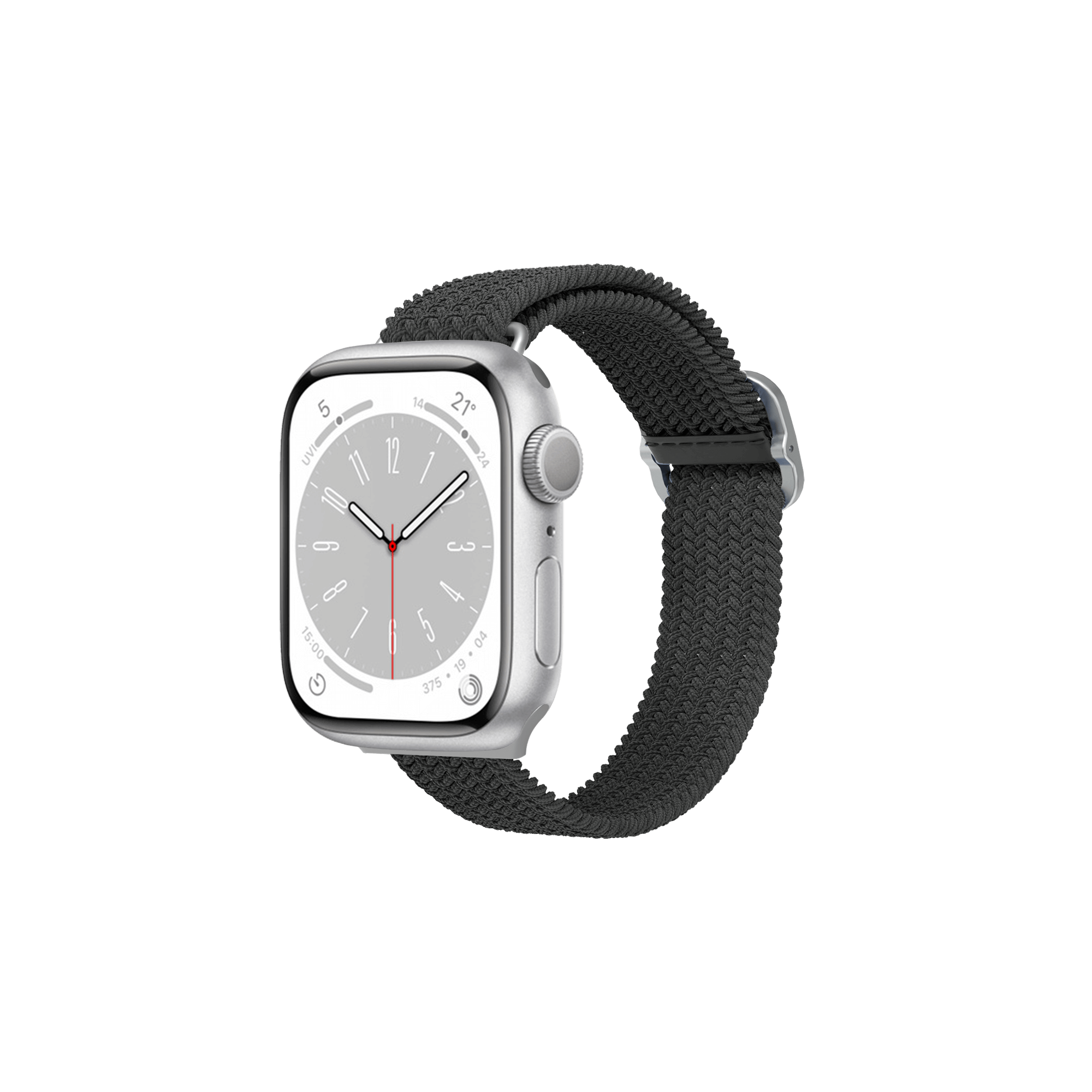 犀牛盾專用 Apple Watch 編織錶帶 - Apple Watch Series 8 (41mm) (黑色)