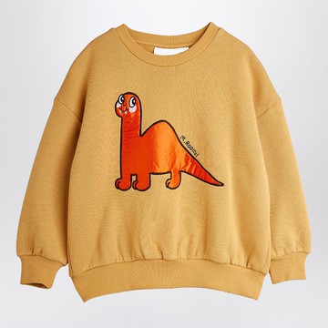 Dino application yellow sweatshirt