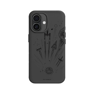 iPhone 16 SolidX 黑 - 迪士尼-星際大戰 Star Wars - POP全載具1-黑