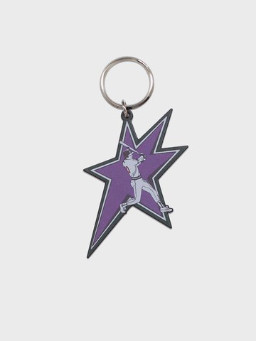 Baseball Star Keychain - Purple