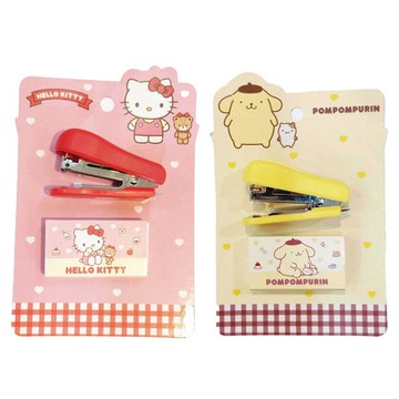 小禮堂 三麗鷗 迷你隨身釘書機 Kitty 布丁狗